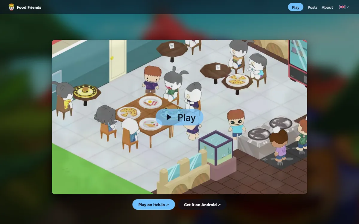 Food Friends in a browser on playfoodfriends.com